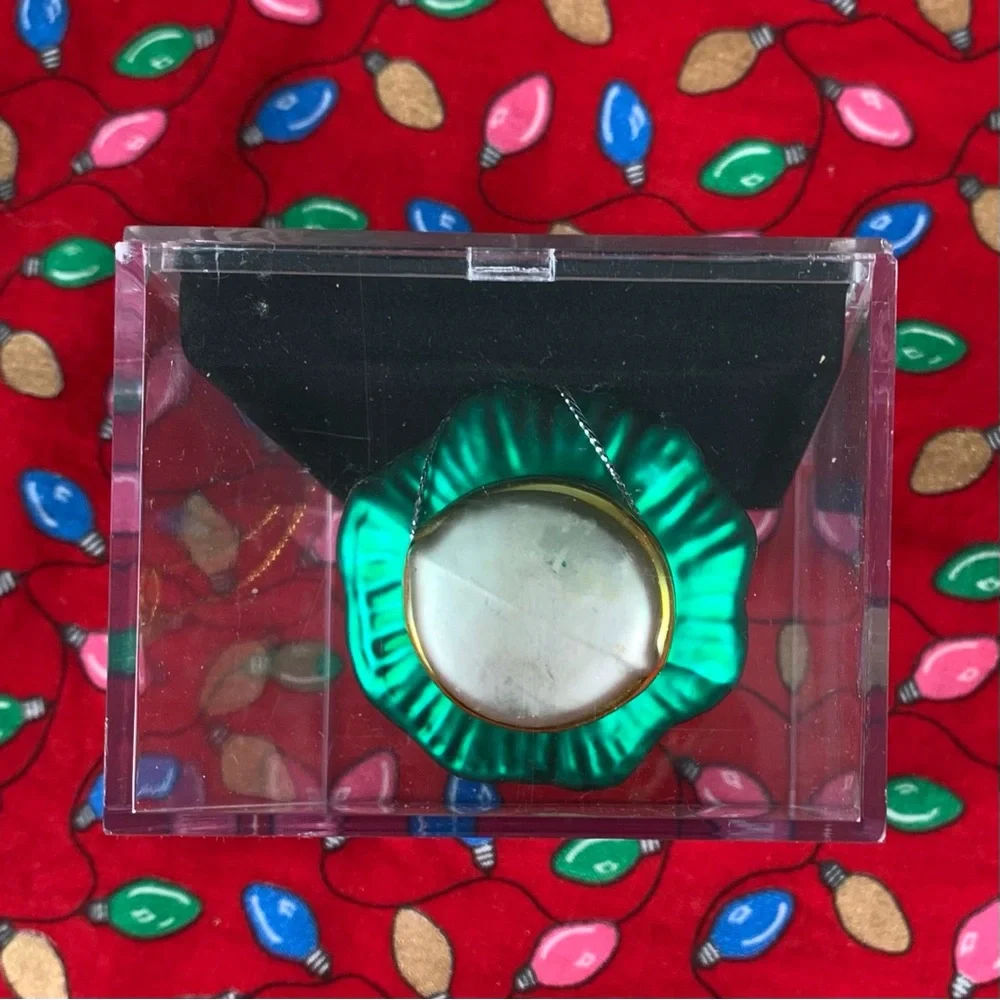 Glass Christmas Tree Ornament.🎄🎄